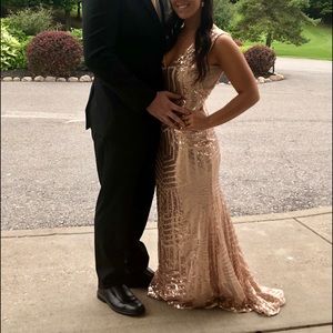 Gold/champagne dress